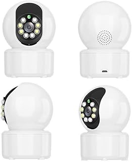 Caméra de vidéosurveillance automatique 8 lumières hd pour la surveillance de bébé