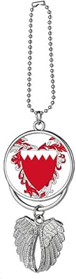 Pendentif en forme de logo national de manama bahreïn, aile de voiture