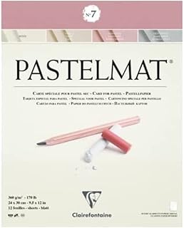 California 96053c pastel matte no. 7 cartes mattes 12 papiers secs