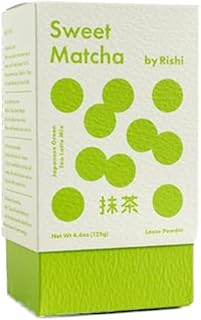 Thé matcha sucré rishi, poudre de thé vert japonais, 4,4 oz