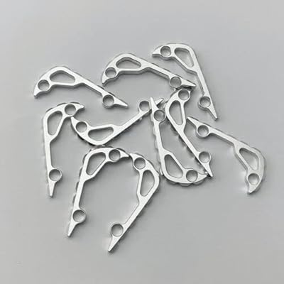 Séparateur arrière en alliage d'aluminium pour le bugot 535 en noir/argent (argent)