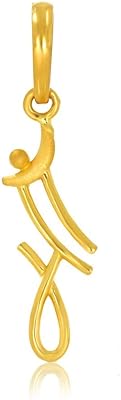 Collier cinco en or jaune 22 carats (916) pour femme, métal