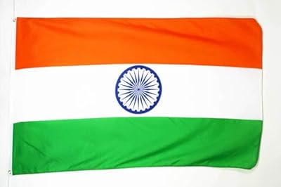 Flag drapeau indien 90 x 60 cm polyester léger