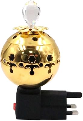 Brûleur d'encens électrique bosidine avec parfum oud, 4 couleurs - de1042 (or)