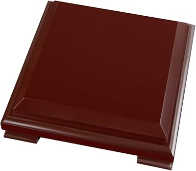 Support carré en bois pour plantes osalade avec base d'aquarium, pot de fleur