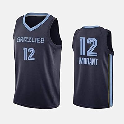 Short de basket-ball memphis grizzlies #12 ja morant, maillot de basket-ball all star