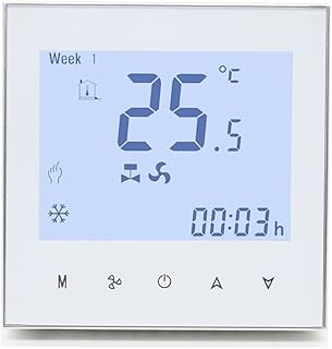 Thermostat intelligent wifi ezlife tuya/smart life ac avec contrôleur de climatiseur central fcu