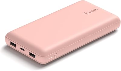 Banque d'alimentation portable avec port usb c d'une capacité de 20 000 mah