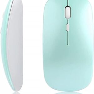 Souris bluetooth sans fil rechargeable pour macbook pro/macbook air, souris bluetooth sans fil pour ordinateur portable, pc, mac, ipad pro et ordinateur (vert clair). Achetez malin avec Diaytar Sénégal, votre partenaire shopping 100% digital