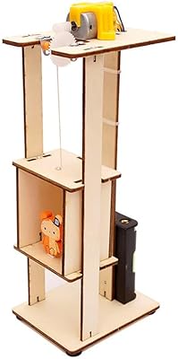 Jouet de porte d'ascenseur électrique, kit d'artisanat pour enfants, construction de deux modèles