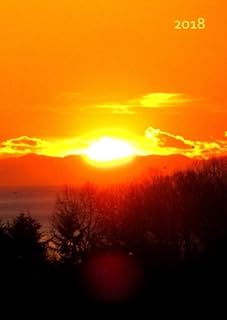 My big fat calendar 2018 (grande-bretagne) - coucher / coucher du soleil