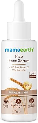 Mama earth rice sérum visage pour peau éclatante à l'eau de riz