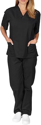 Uniforme médical unisexe riox, ensemble de vêtements médicaux pour femmes et hommes, chemisier et pantalon à manches courtes (noir, l). Diaytar : Parce que bien acheter, c'est économiser