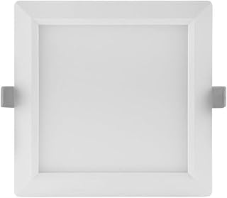 Plafonnier encastré led leadvance 8 pouces forme carrée mince 18 watts 4000 kelvin