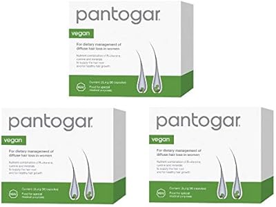 Traitement contre la chute des cheveux pantogar (270 gélules - 3 boîtes)