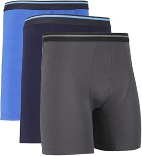 Boxer affleurant pour hommes - 3 - avec sac élastique confortable, ceinture élastique