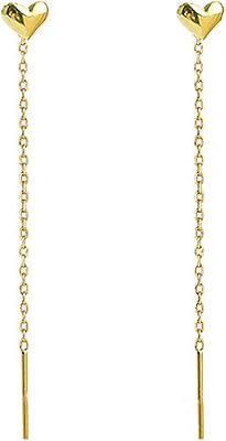 Boucles d'oreilles longues à pampilles plaquées or et argent yellow chimes pour femmes et filles, or. Votre satisfaction, notre priorité chez Diaytar