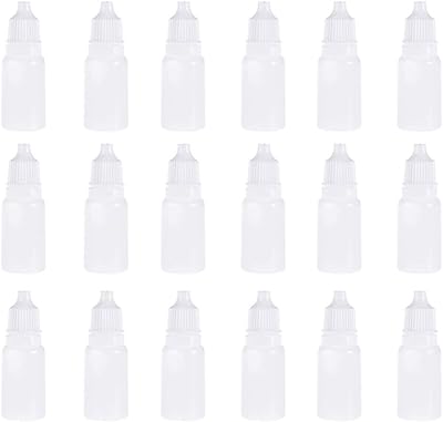 Hemoblue 50pcs 10ml flacons compte-gouttes de liquide pour les yeux bouteilles compressibles