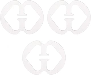 Soldot fashion bra clips, invisible bra clips and clips (pack de 3), transparent
