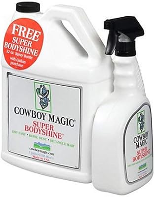 Cowboy magic super body shine démêlant pack économique pour le pelage la crinière