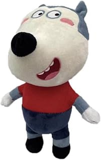 Jouet en peluche mignon de la famille wolvo pour garçons et filles, 11,8