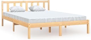 Cadre de lit en bois de pin massif vedexcel, accessoires de meubles