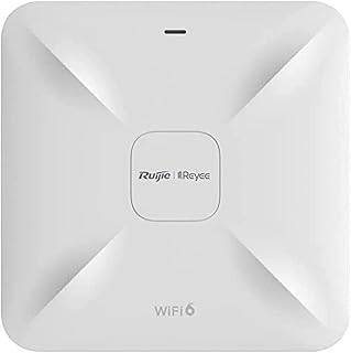 Ruigi rg-rap2260(g) ax1800 wi-fi 6 double bande gigabit, support de plafond, deux ports