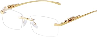 Lunettes de soleil classiques sans monture lunettes de soleil de luxe sans monture