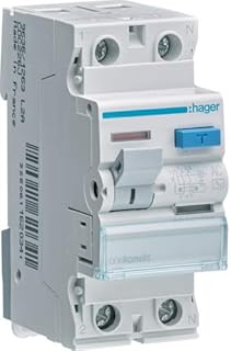 Disjoncteur de fuite à la terre hager - 63a bipolaire 100ma (elcb/rccb) cec264j
