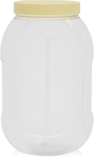 Bocal rond pour animaux de compagnie royalford avec couvercle, 3,0 l, transparent