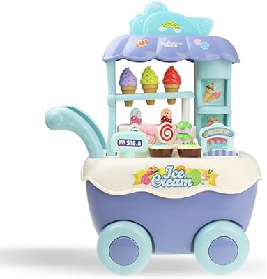Aepro - chariot de magasin de bonbons et de crème glacée pour enfants