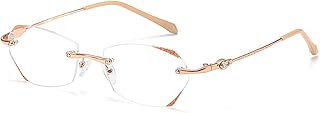 Lunettes de lecture sans monture teraise pour femmes bloquant la lumière