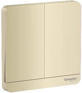 Schneider electric e8332l2_wg avataron gold - interrupteur de panneau bidirectionnel 2 groupes 16ax