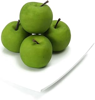 4 pièces présentoir de pommes de fruits artificiels fausses pour arbre