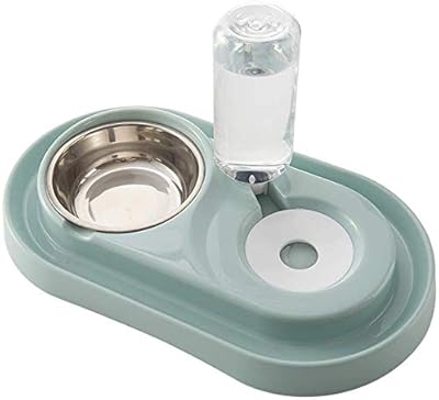 Bol de nourriture pour chien et chat avec distributeur d'eau automatique