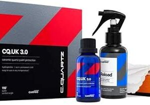 Car pro quartz kit uk 3.0_30ml avec recharge - finition avec revêtement en céramique, nanotechnologie à base de quartz, adhère à la peinture, au verre, au métal et au plastique. Diaytar : Le discount nouvelle génération au Sénégal