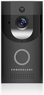 Sonnette vidéo intelligente powerlogy grand angle 166° capteur de mouvement vision