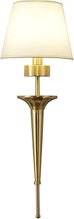Sxdhocdz lampe murale tout en cuivre à économie d'énergie, lampe de chevet