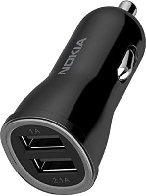 Chargeur de voiture nokia 5 volts - dc-x10c, noir