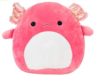 Squishmallow kelly toy peluche spongieuse lisse, taille 8 pouces, avec motif animal