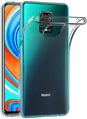 Coque arrière transparente flexible en gel tpu absorbant les chocs pour xiaomi