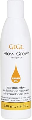 Lotion inhibatrice de cheveux à croissance lente gigi à l'huile d'argan, réduction
