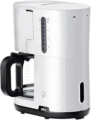 Cafetière à filtre braun aroma café avec système opti-bro, fonction d'arrêt automatique, jusqu'à
