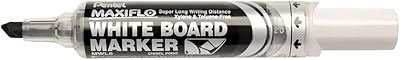 Marqueur pour tableau blanc pentel maxiflo green label à pointe large biseautée