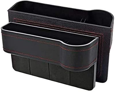 Organisateur de siège de voiture en cuir pu auretti avec porte-gobelet et poche