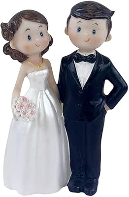 Hello kitty pride & groom mr mrs doll wedding couple cake