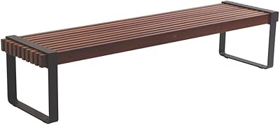 Banc 3 places tramontina urban outline en bois de cumaru brésilien certifié fsc avec finition vernie et structure en acier. L'expérience e-commerce réinventée par Diaytar au Sénégal