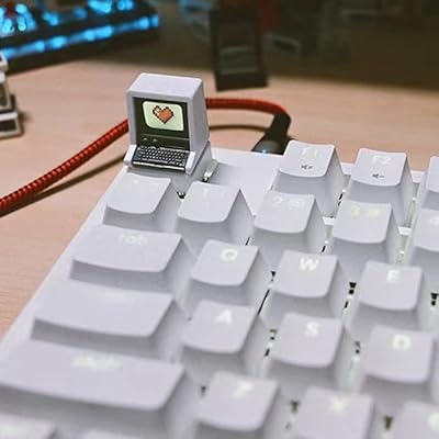 Smokyfull cute keycap, keycap mécanique 3d personnalisé pour clavier mécanique ascr4, mini keycap