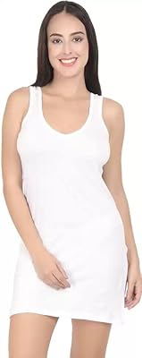 Maillot de corps kurta en coton riche pour femme, longueur cuisses, avec fentes