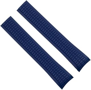 Bracelet de montre en caoutchouc de silicone dafmin 21 mm bracelet patek